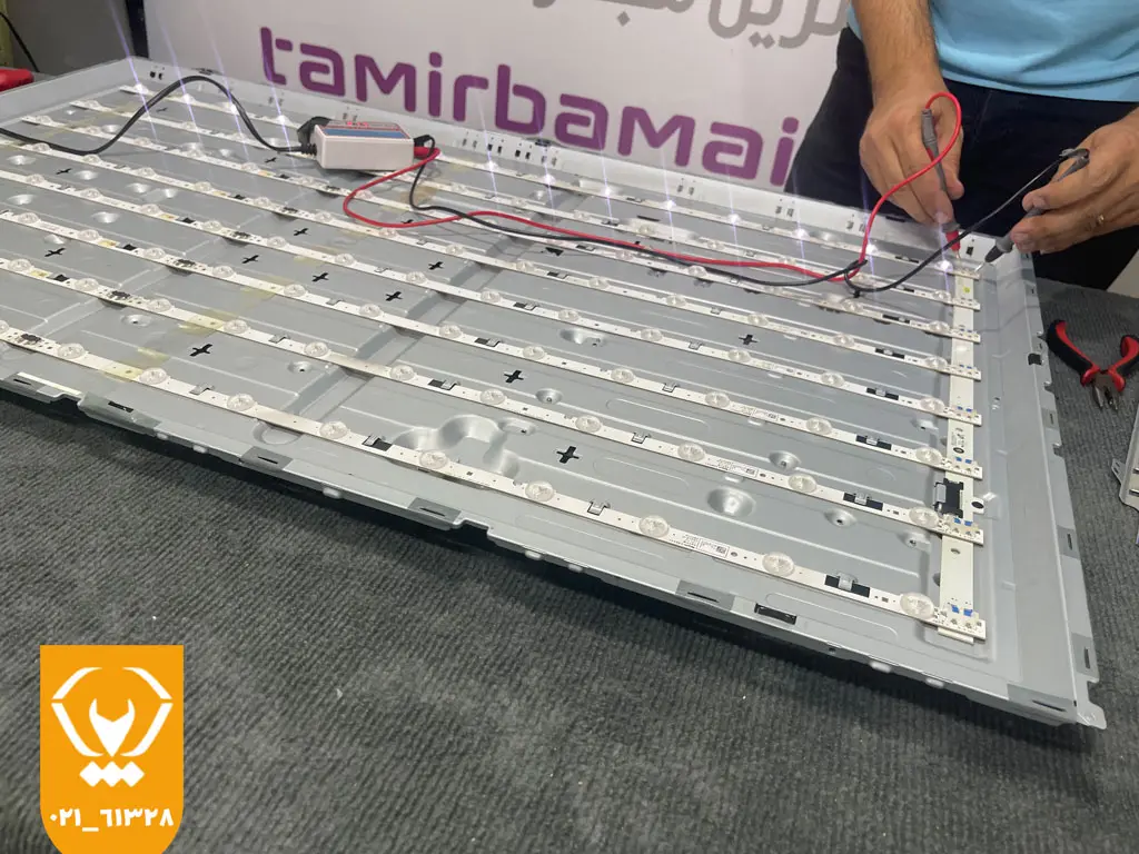 بهم ریختگی رنگ در تلویزیون ال جی