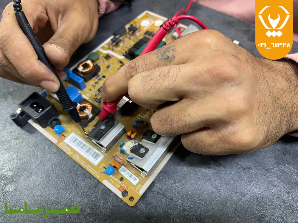 سیاه شدن تصویر تلویزیون ال جی به دلیل خرابی پنل یا تنظیمات نادرست روشنایی