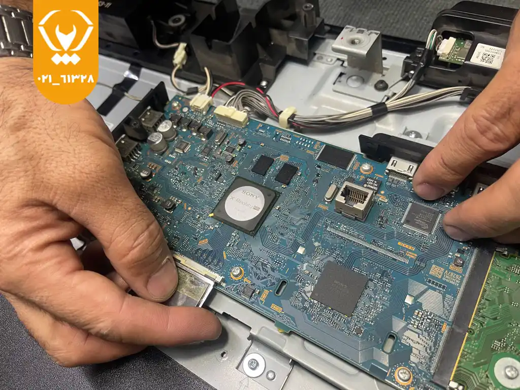 به هم ریختگی رنگ تلویزیون سونی