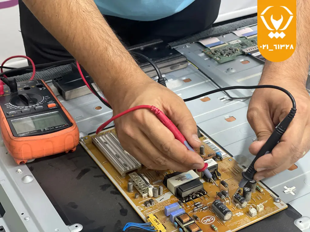 سیاه شدن تصویر تلویزیون پاناسونیک