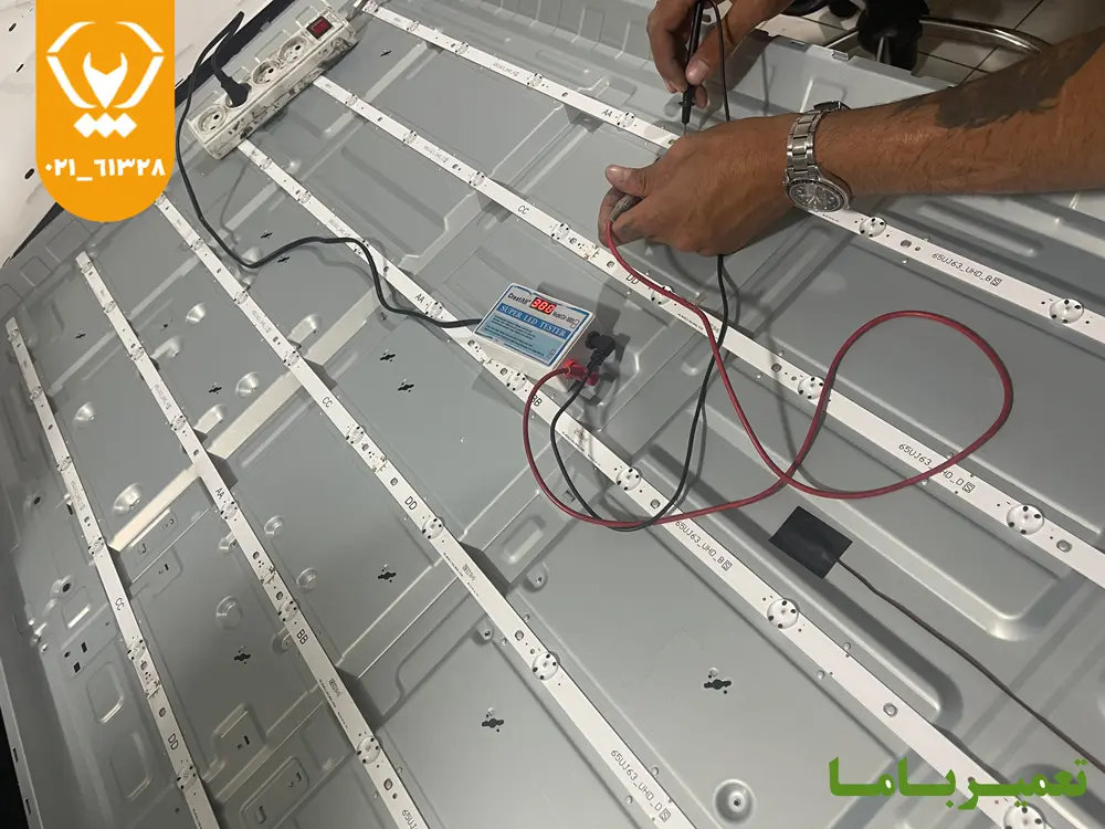 سیاه شدن تصویر تلویزیون پاناسونیک