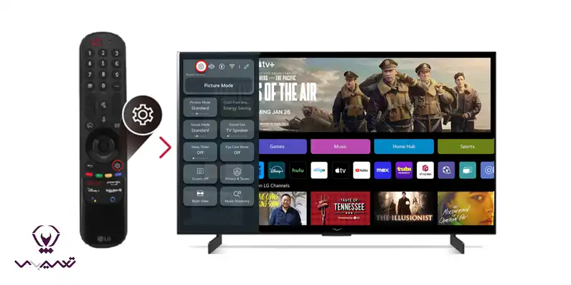 عیب‌یابی مرحله‌به‌مرحله آبی شدن تصویر در تلویزیون‌های LG